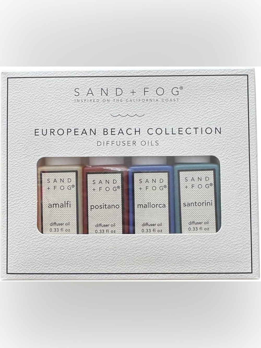 NWT Sand + Fog European Beach Collection diffuser oil set